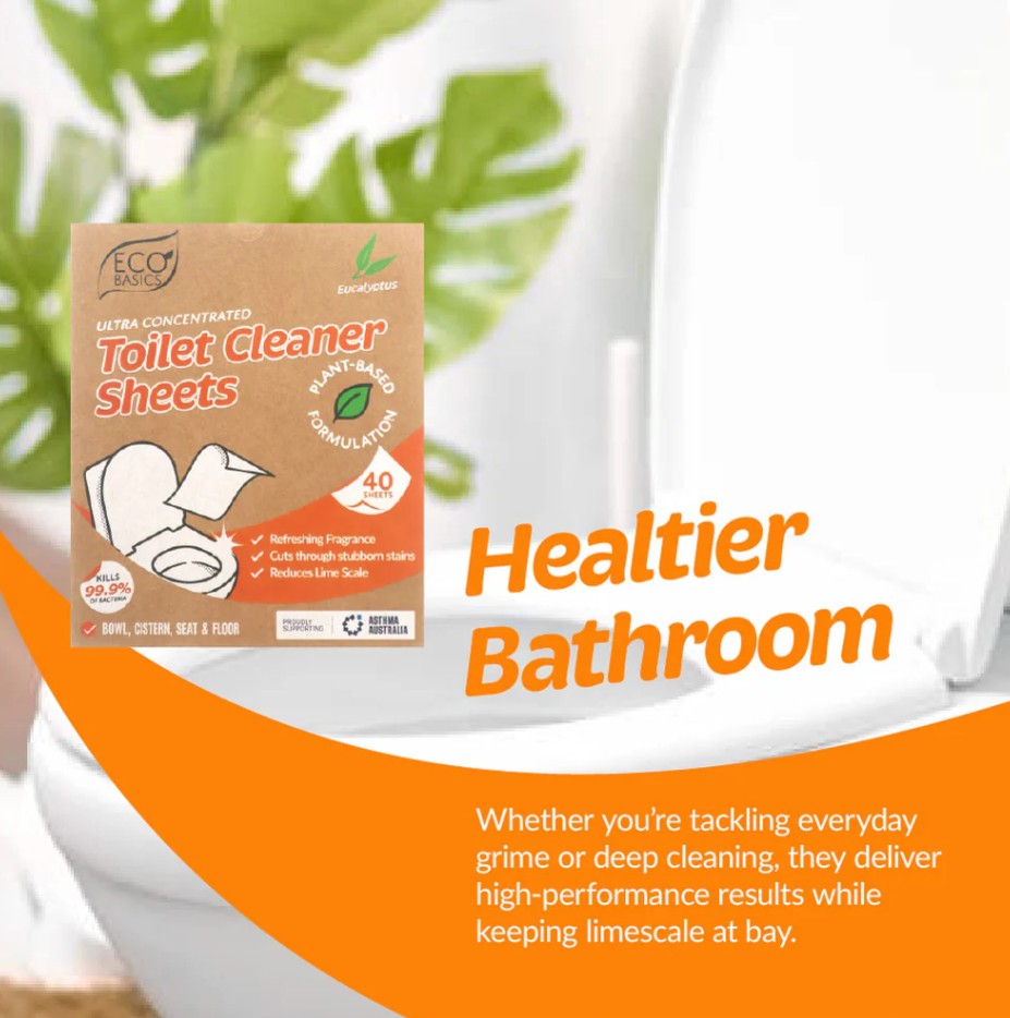 Eco Basics Toilet Cleaner Sheets - Eucalyptus