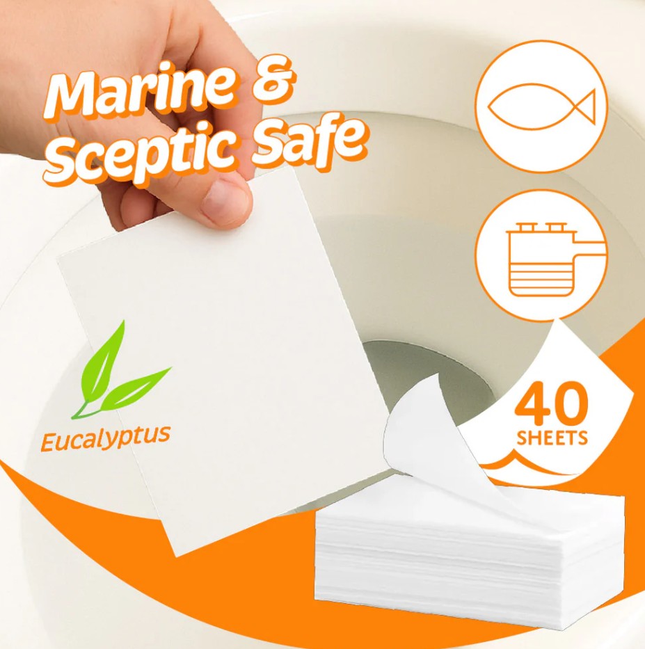 Eco Basics Toilet Cleaner Sheets - Eucalyptus