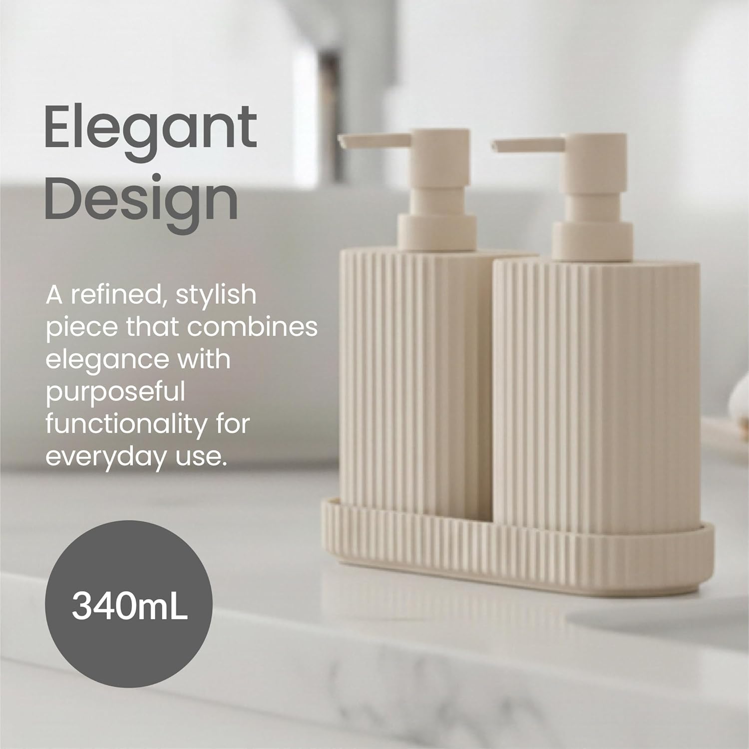 Eco Basics Wash Station Duo Taupe