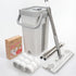 White Magic Flat Mop & Bucket Set Cleaning Equipment The Cooks Kitchen 