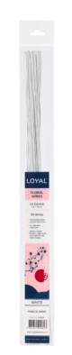 Loyal Floral Wire White 22 Gauge