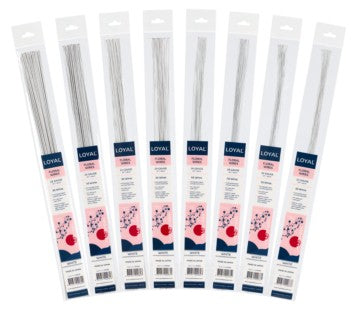 Loyal Floral Wire White 22 Gauge