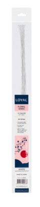 Loyal Floral Wire White 33 Gauge