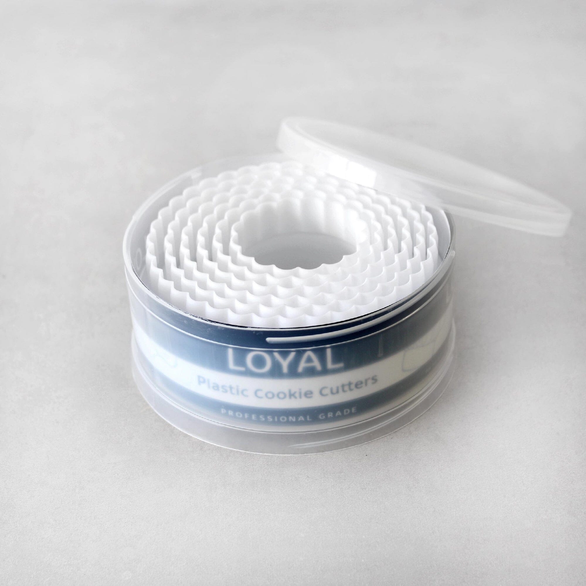 Loyal Plastic Plain/scalloped Round Set Of 6 Fondant Cutters The Cooks Kitchen Mandurah 