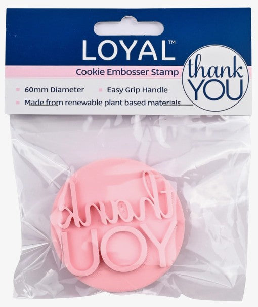 Loyal Cookie Embosser Stamp - Thank You