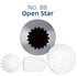 Loyal No. 8b - Open Star Piping Tips The Cooks Kitchen 