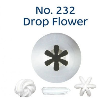 Loyal Piping Tip - No.232 Drop Flower
