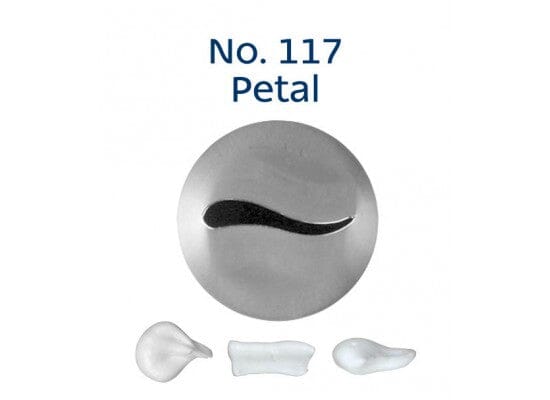 Loyal No.117 Petal Medium S/s Piping Tips The Cooks Kitchen Mandurah 
