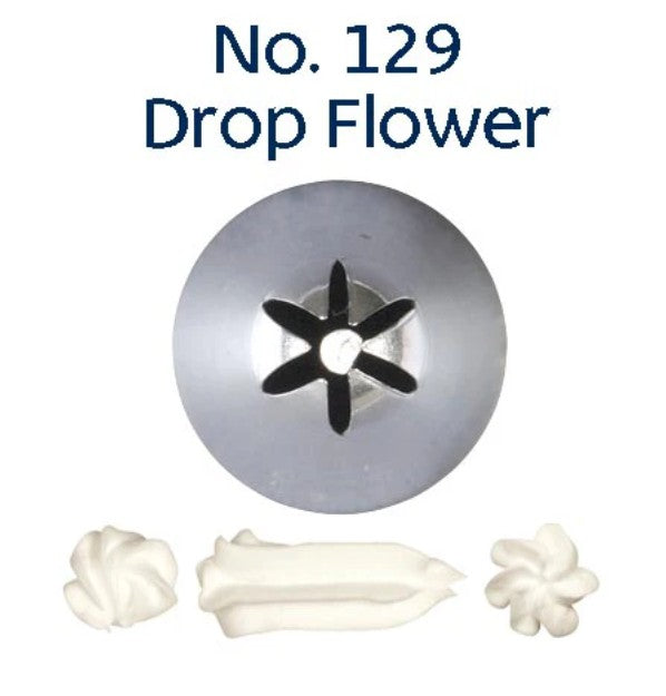 Loyal Piping Tip - No.129 Drop Flower