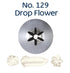 Loyal Piping Tip - No.129 Drop Flower