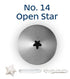 Loyal Piping Tip - No. 27 Closed Star Piping Tips The Cooks Kitchen 