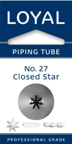 Loyal Piping Tip - No. 27 Closed Star