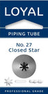 Loyal Piping Tip - No. 27 Closed Star