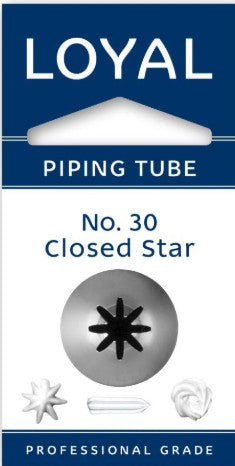 Loyal Piping Tip - No.30 Closed Star