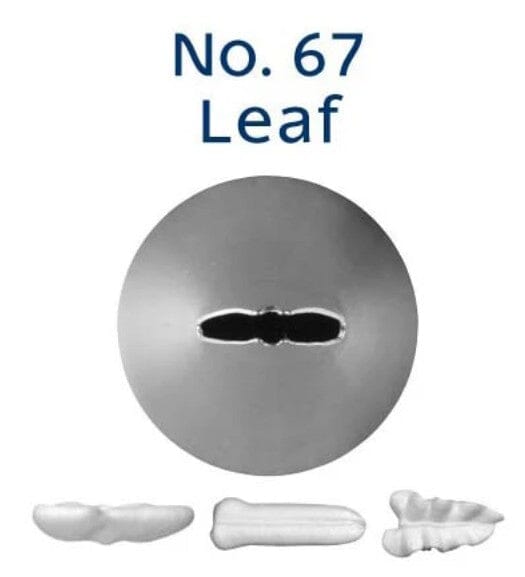Loyal Piping Tip - No.67 Leaf Piping Tips The Cooks Kitchen Mandurah 