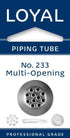 Loyal Piping Tip - No.233 Multi Opening Piping Tips The Cooks Kitchen 