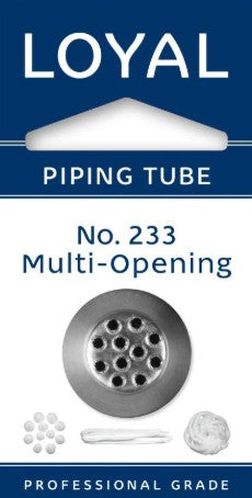 Loyal Piping Tip - No.233 Multi Opening