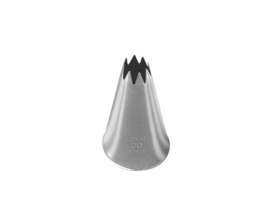 Loyal No. 20 Open Star Standard S/s Piping Tips The Cooks Kitchen Mandurah 