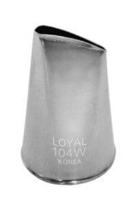 Loyal Piping Tip - No.104w Piping Tips The Cooks Kitchen 