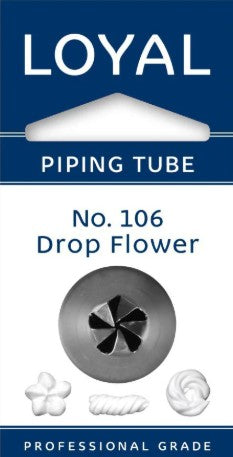 Loyal Piping Tip - No.106 Drop Flower