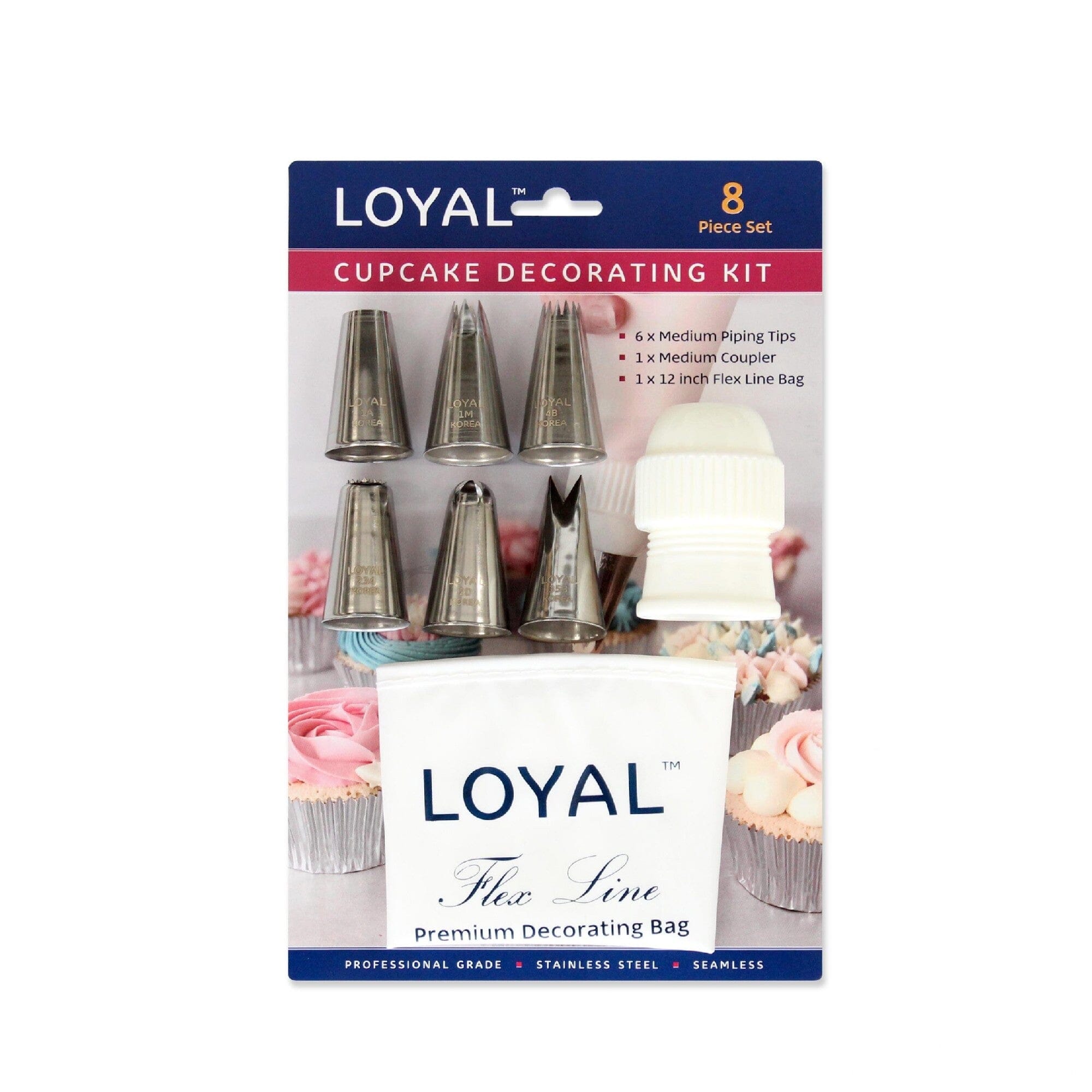 Loyal Cupcake Decorating Kit Piping Bag Sets The Cooks Kitchen 