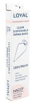 Loyal Clear Disposable Biodegradable Piping Bags 18in/46cm 10pk