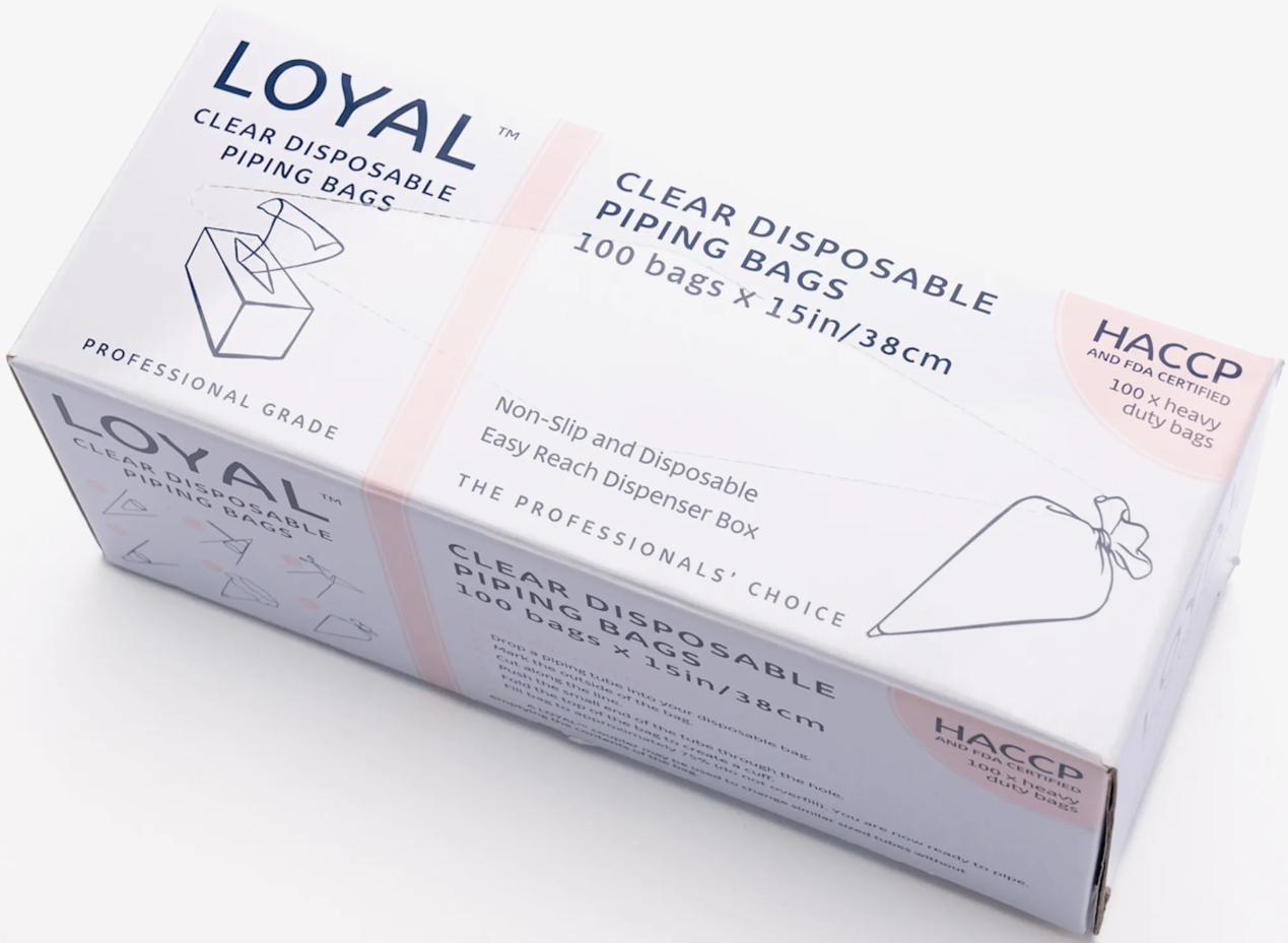 Loyal Clear Disposable Piping Bags 100pk 15in/38cm
