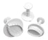 Mondo Bakeware - Rose Leaf Plunger Cutter Set 3pc Fondant Cutters The Cooks Kitchen Mandurah 