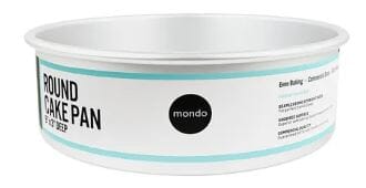 Mondo Pro Round Cake Pan 9x3in Baking Tins, Trays, Pans & Ramekins The Cooks Kitchen 