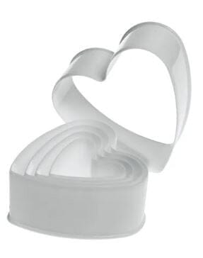 Mondo Cookie Cutter Heart - 5 Piece Cookie Cutters The Cooks Kitchen Mandurah 