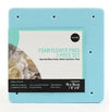Mondo Flower Foam Mat - White/blue 2pc 15cm Square Set