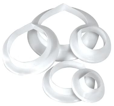 Mondo Bakeware - Rose Petal Cutter Set 5pce Fondant Cutters The Cooks Kitchen 