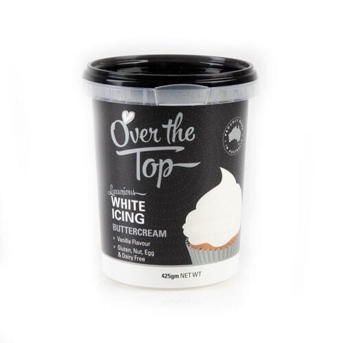 Over The Top Buttercream - White - 425g Icing The Cooks Kitchen 