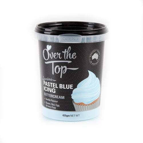Over The Top Buttercream - Pastel Blue - 425g Icing The Cooks Kitchen Mandurah 