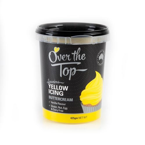 Over The Top Buttercream - Yellow - 425g 