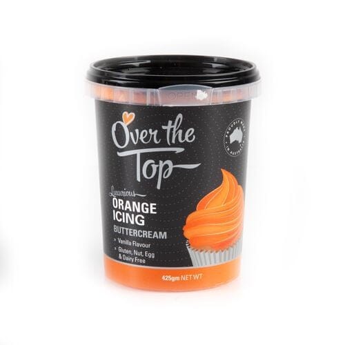 Over The Top Buttercream - Orange - 425g Icing The Cooks Kitchen Mandurah 