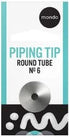 Monda #6 Stainless Steel Round Tube Piping Tips The Cooks Kitchen 