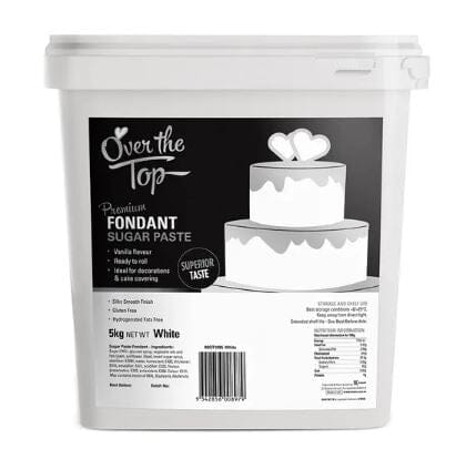 Over The Top White Premium Fondant 5kg Fondant The Cooks Kitchen 