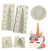 Mondo 5 Pce Unicorn Set Silicone Mould