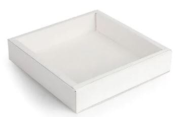 Mondo Cookie Boxes Square - 15.5x15.5x3.5cm Boards & Boxes & Packaging The Cooks Kitchen 