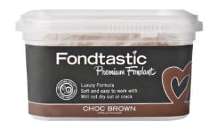 Fondtastic Premium Fondant - Choc Brown 250g Fondant The Cooks Kitchen 