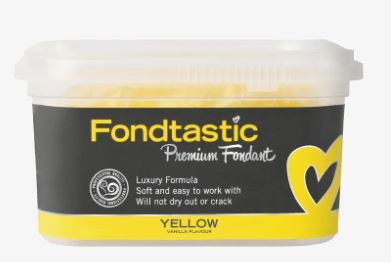 Fondatstic Premium Fondant - Yellow 250g