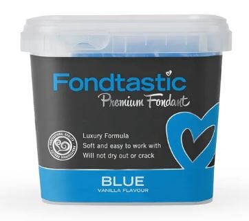 Fondatastic Premium Fondant - Blue 1kg Fondant The Cooks Kitchen 