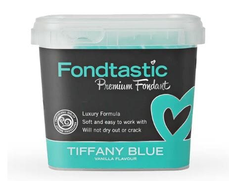 Fondtastic Premium Fondant - Tiffany Blue 1kg Fondant The Cooks Kitchen 