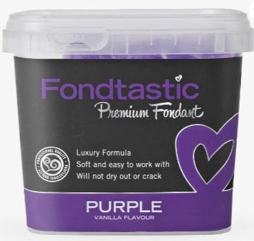 Fondtastic Premium Fondant - Purple 1kg Fondant The Cooks Kitchen 