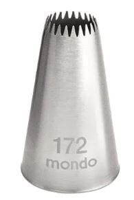 Mondo #172 S/s Open Star Piping Tip Piping Tips The Cooks Kitchen 