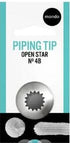 Mondo #4b S/s Open Star Piping Tip Piping Tips The Cooks Kitchen 
