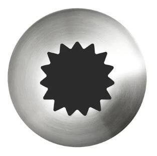 Mondo #4b S/s Open Star Piping Tip Piping Tips The Cooks Kitchen 