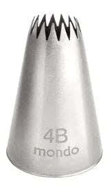 Mondo #4b S/s Open Star Piping Tip Piping Tips The Cooks Kitchen 