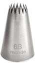 Mondo #6b S/s Open Star Piping Tip Piping Tips The Cooks Kitchen 